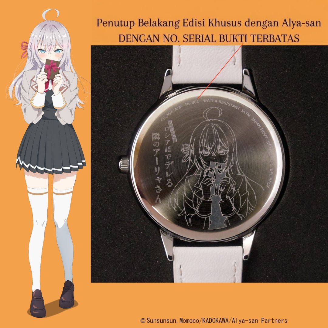 Jam Tangan Alya-san Version 2 Big Size Limited Edition Quartz Premium