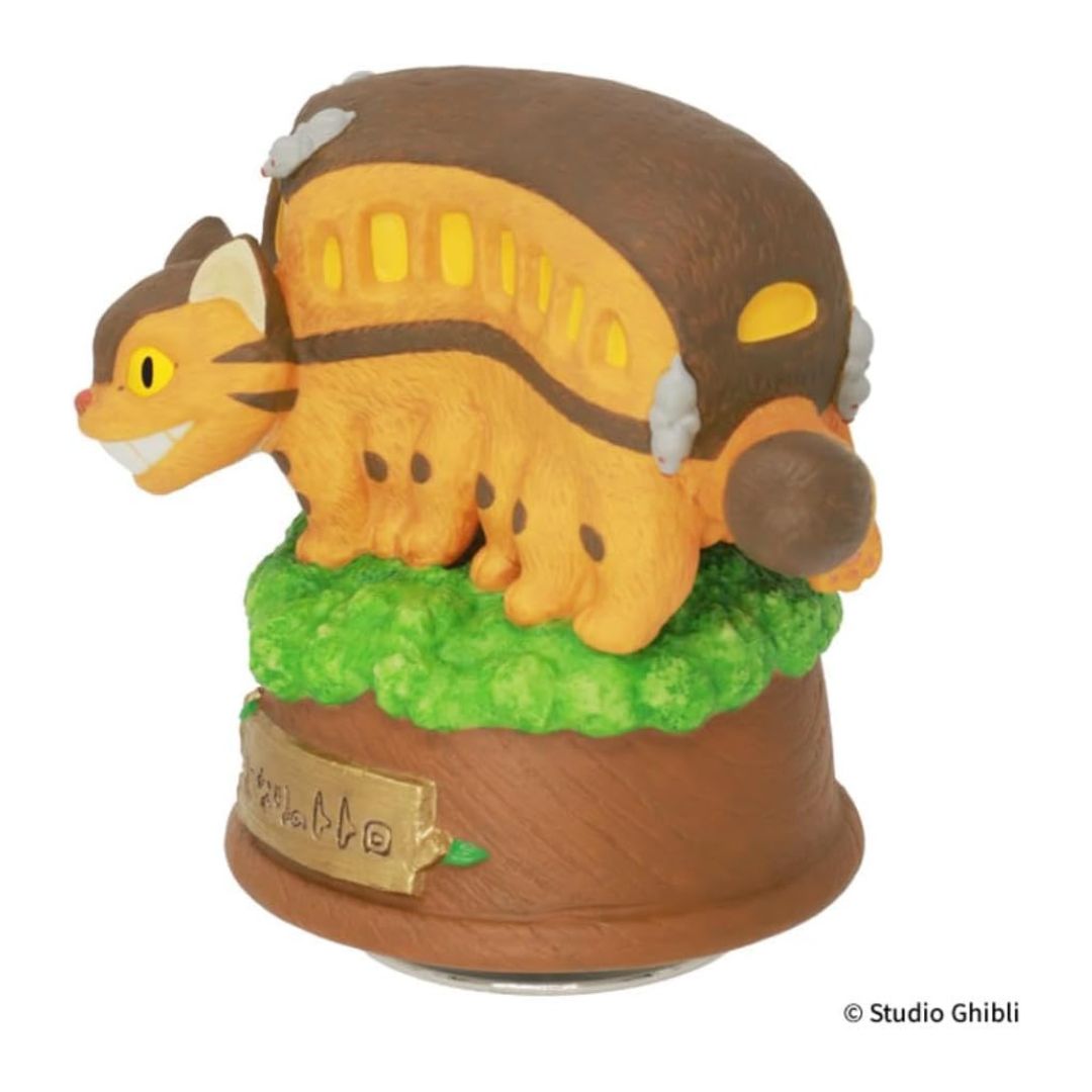 Music Box Studio Ghibli My Neighbor Totoro Cat Bus Porcelain Original