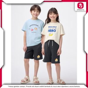 Celana GU Kirby Sweat Shorts Anak Unisex Dark Gray Nyaman Dipakai Celana GU Kirby Sweat Shorts Anak Unisex Dark Gray Nyaman Dipakai