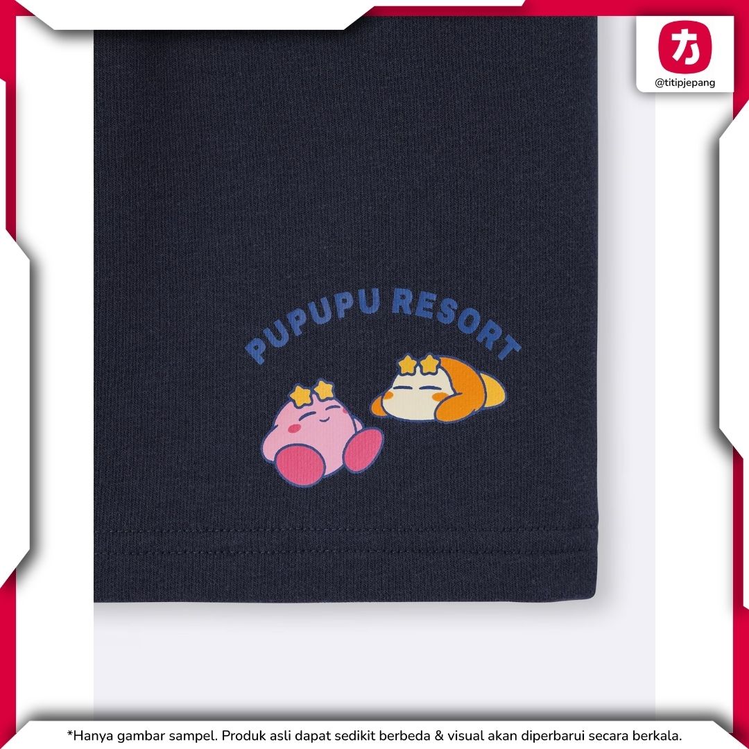 Celana GU Kirby Sweat Shorts Anak Unisex Navy untuk Gaya Santai Harian Celana GU Kirby Sweat Shorts Anak Unisex Navy untuk Gaya Santai Harian