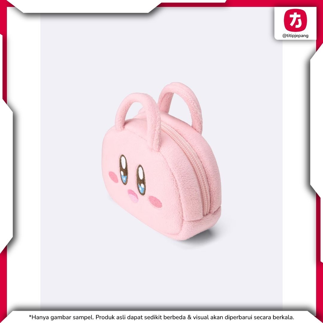Pouch GU Kirby Pink Mini dengan Desain Menarik untuk Menyimpan Barang Kecil