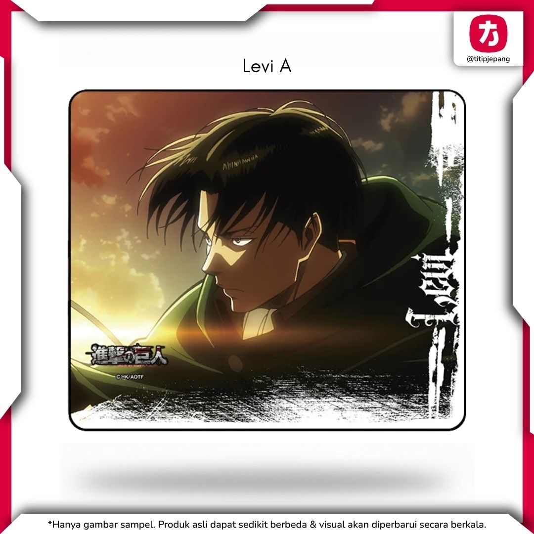 Mousepad Gaming Attack on Titan Levi Baby Faze untuk Tracking Lebih Presisi