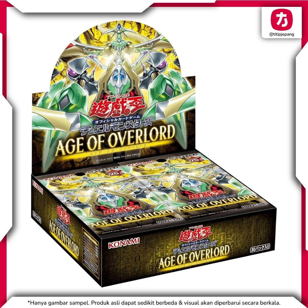 Yu-Gi-Oh TCG! Kartu Yugioh Official Card Game Series 12 Booster Set Age of Overlord Yu-Gi-Oh TCG! Kartu Yugioh Official Card Game Series 12 Booster Set Age of Overlord