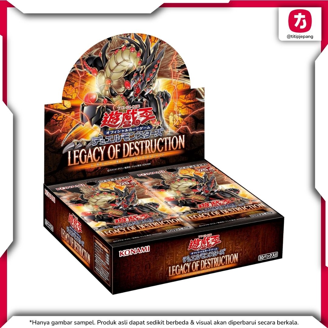 Yu-Gi-Oh TCG! Kartu Yugioh Official Card Game Series 12 Booster Set Legacy of Destruction
