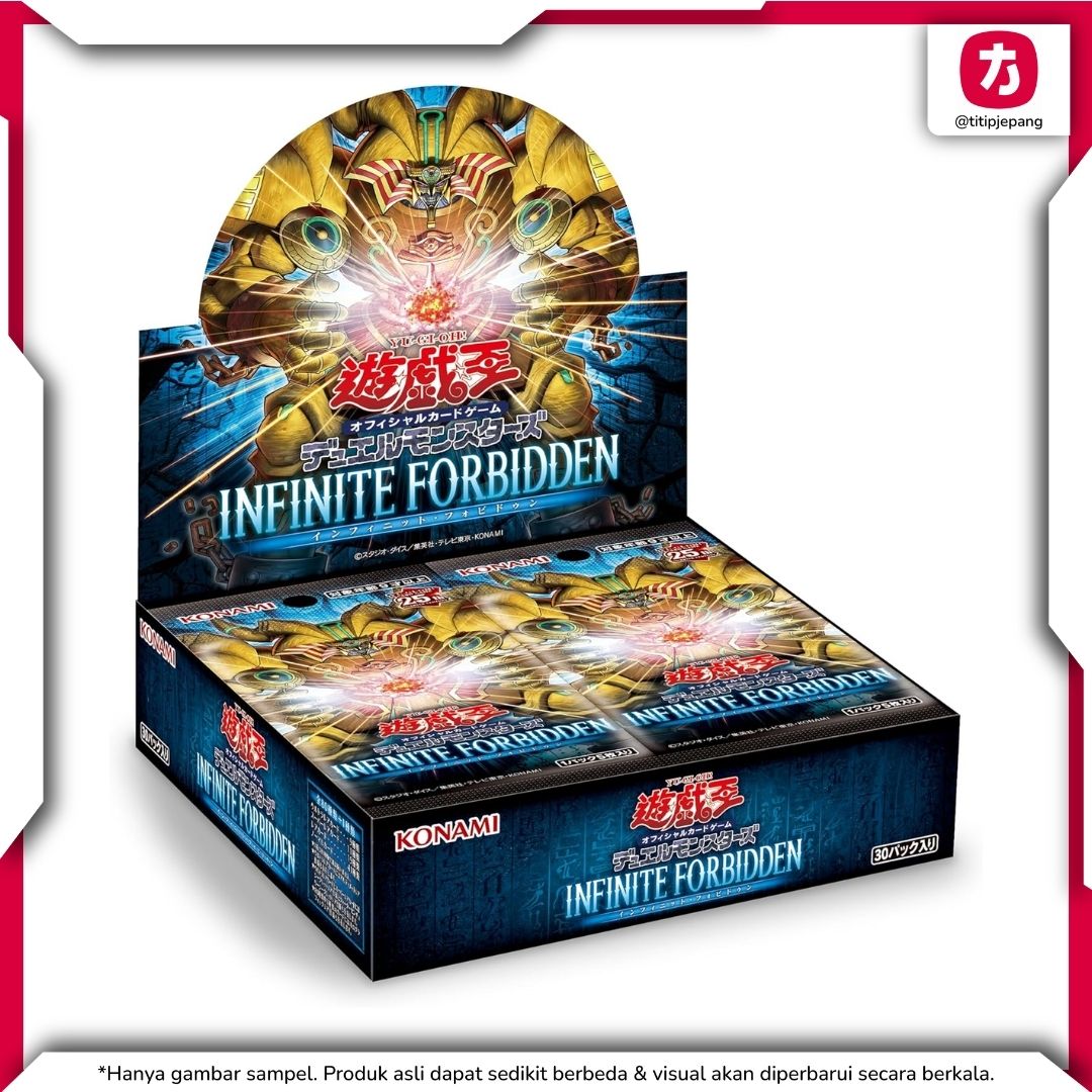 Yu-Gi-Oh TCG! Kartu Yugioh Official Card Game Series 12 Booster Set Infinite Forbidden