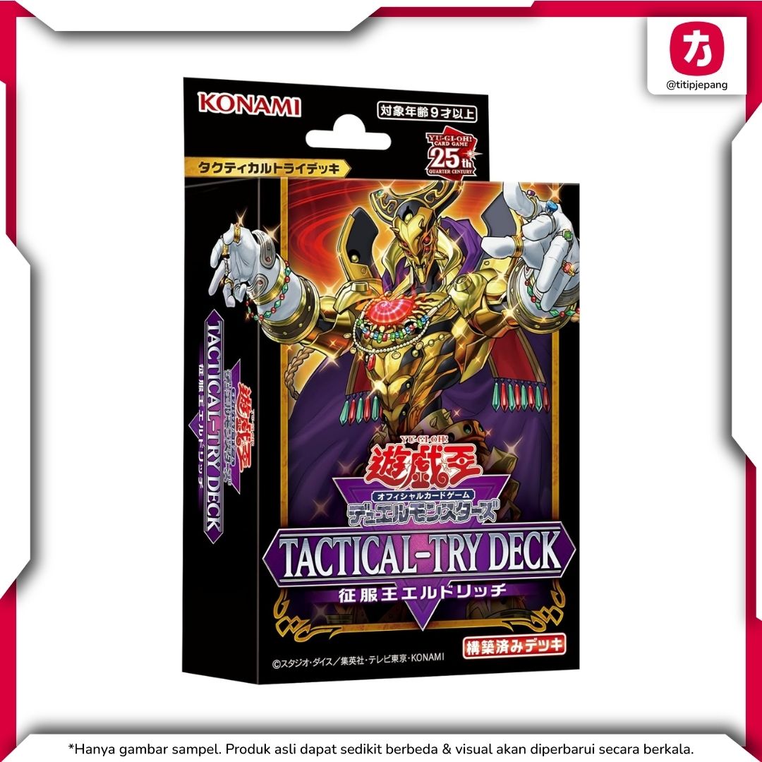  Yu-Gi-Oh TCG! Kartu Yugioh Official Card Game Tactical-Try Deck Eldlich the Conqueror 
