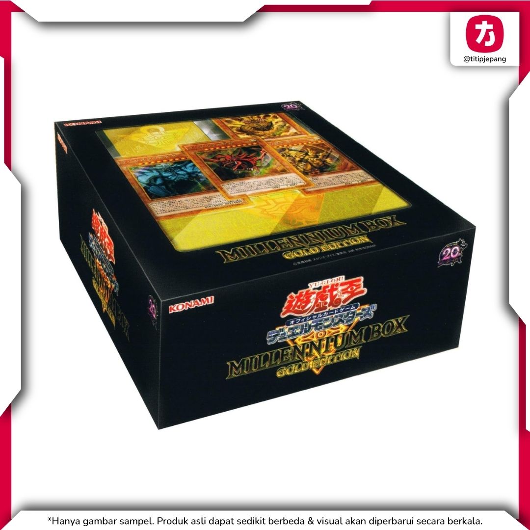 Yu-Gi-Oh TCG! Kartu Yugioh Official Card Game Box Set Millennium Box Gold Edition