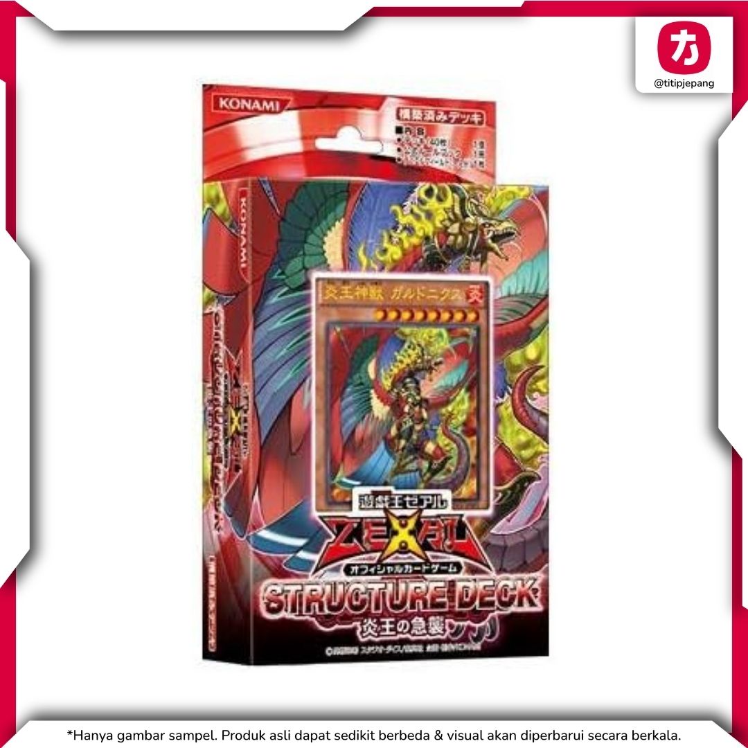Kartu Yugioh Official Card Game Zexal Structure Deck Onslaught of the Fire Kings (TCG Yu-Gi-Oh!)