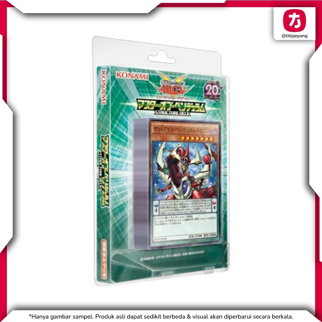  Kartu Yugioh Official Card Game ARC-V Master of Pendulum (TCG Yu-Gi-Oh!) 