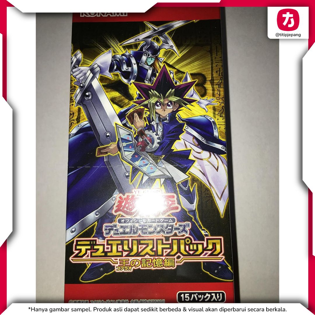Yu-Gi-Oh Duelist Pack Pharaoh Memories OCG Booster Box 15 Pack Koleksi Yu-Gi-Oh Duelist Pack Pharaoh Memories OCG Booster Box 15 Pack Koleksi