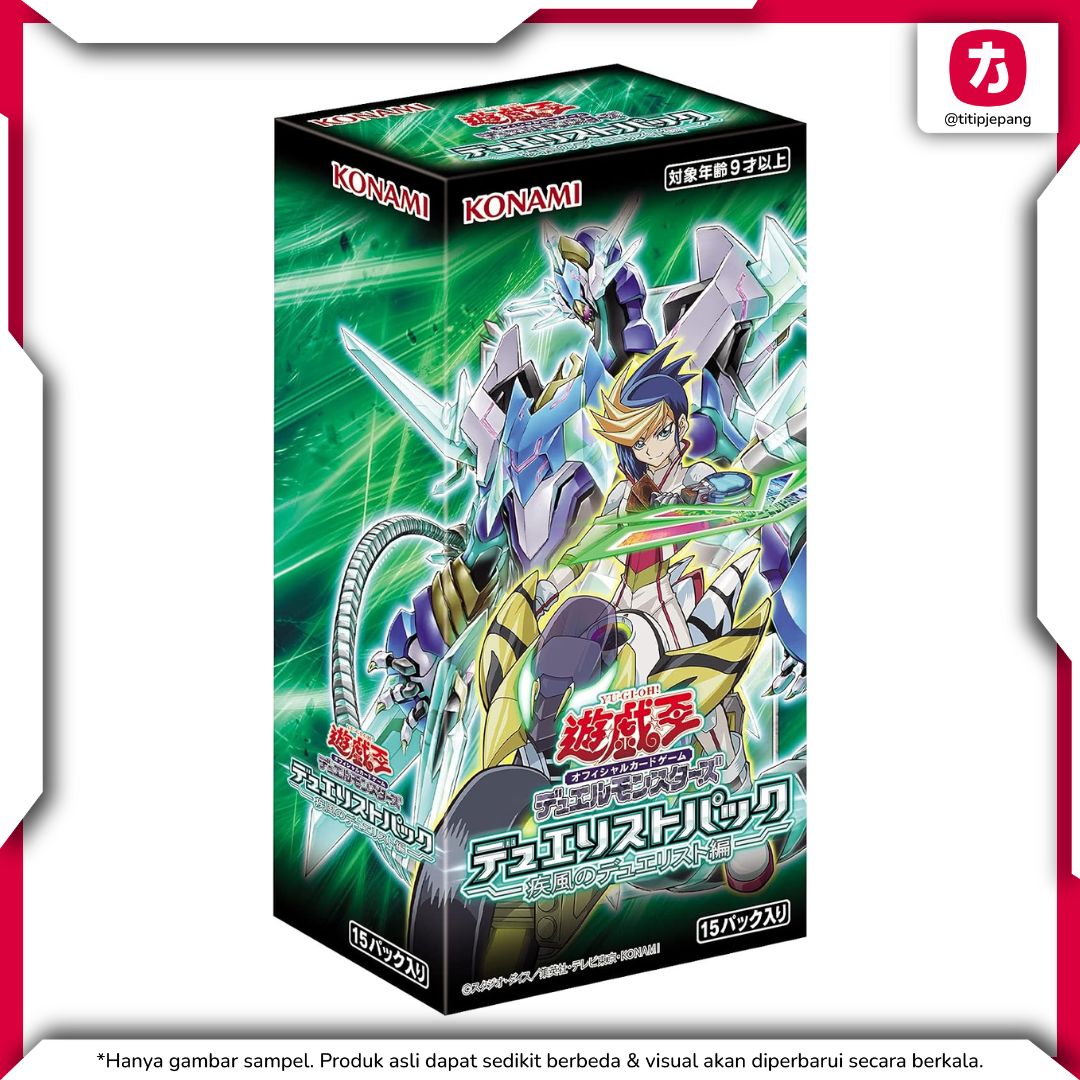 Kartu Yu-Gi-Oh! Duelist Pack Duelists of Whirlwind untuk Koleksi dan Deck