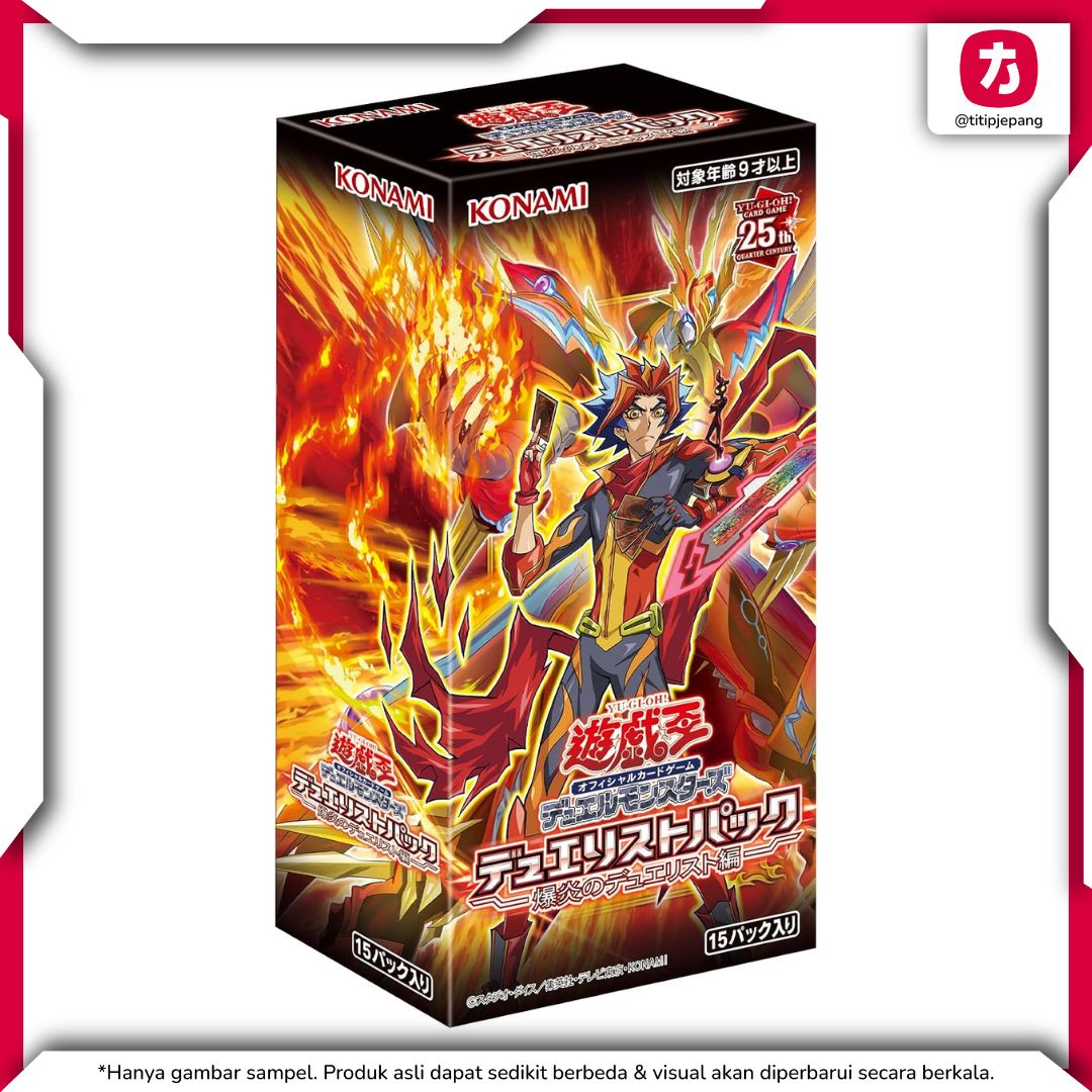 Kartu Yu-Gi-Oh! Card Game Pack Duelists of Explosion untuk Koleksi