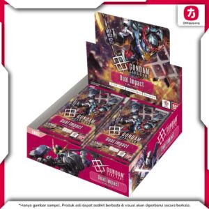 Bandai Gundam Booster Pack Dual Impact GD02 BOX 24 Packs Resmi BANDAI