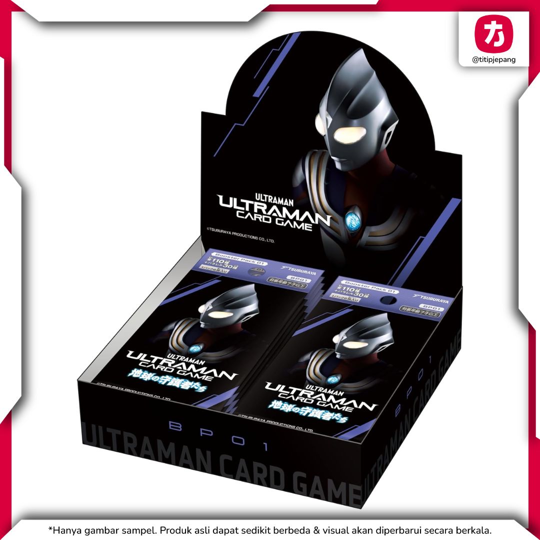 Ultraman Card Game Booster Pack 01 BP01 Guardians of Earth untuk Kolektor Ultraman Card Game Booster Pack 01 BP01 Guardians of Earth untuk Kolektor