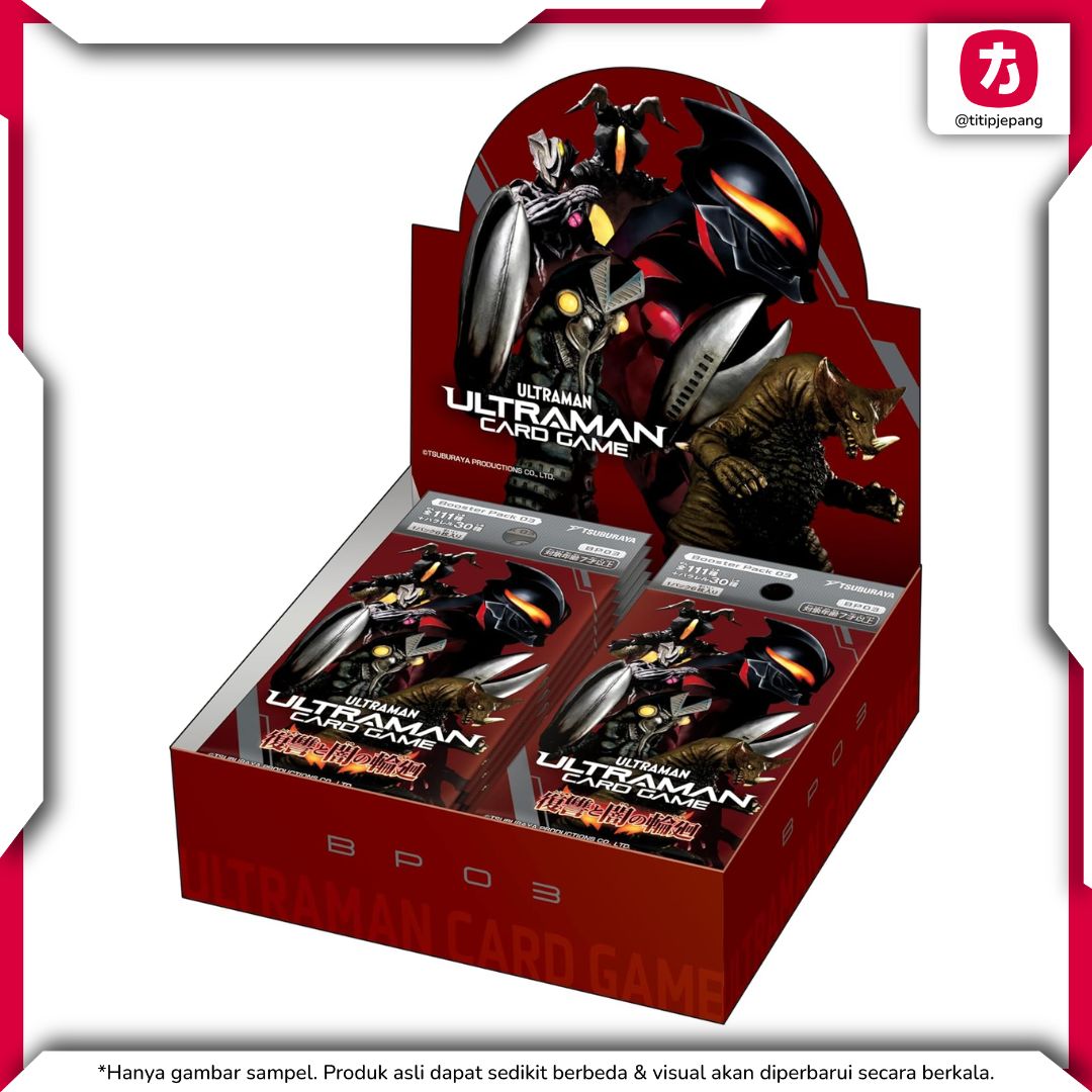 Ultraman Card Game Booster Pack 03 BP03 Revenge and Darkness untuk Kolektor Ultraman Card Game Booster Pack 03 BP03 Revenge and Darkness untuk Kolektor