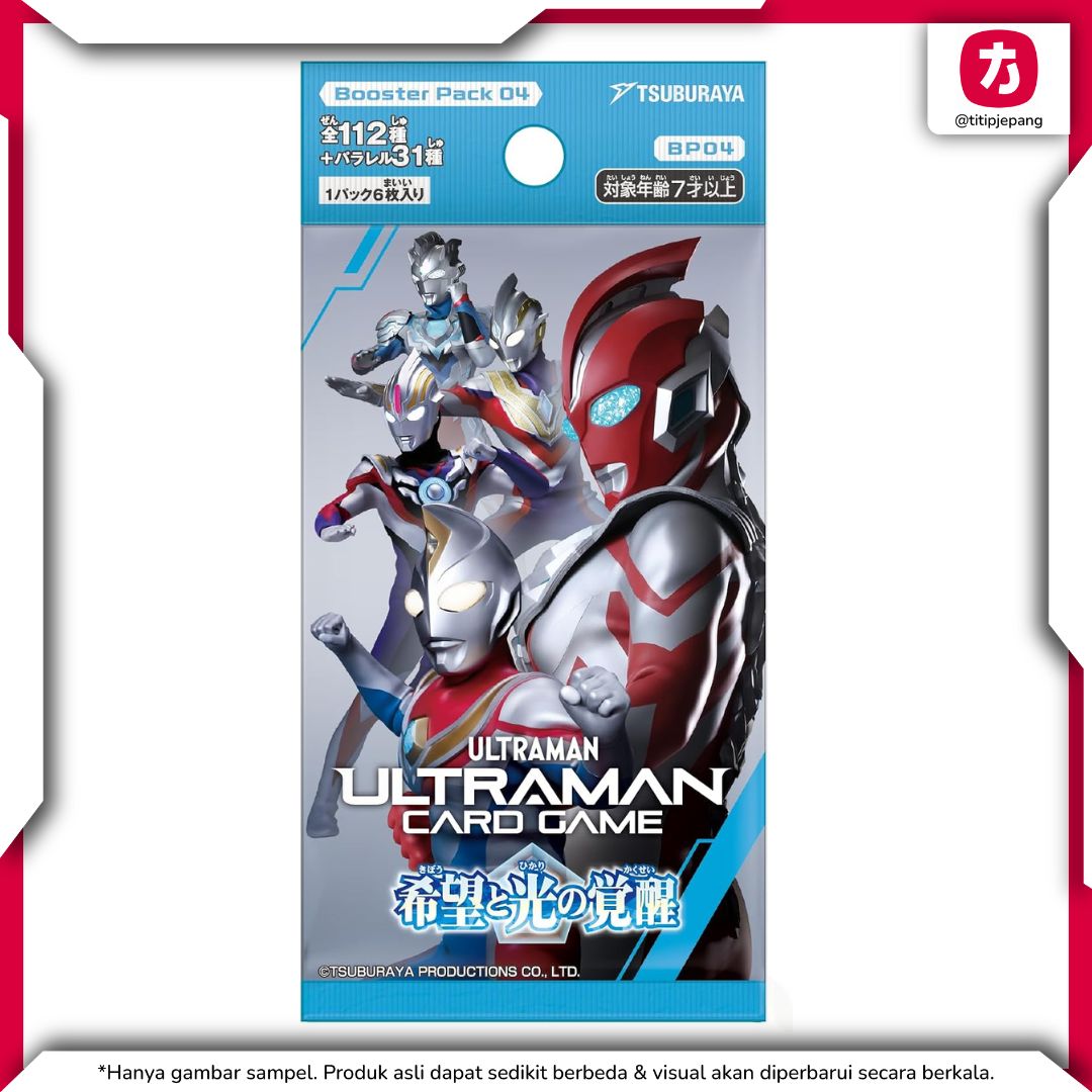 Ultraman Card Game Booster Pack 04 BP04 Awakening Hope Light untuk Koleksi Ultraman Card Game Booster Pack 04 BP04 Awakening Hope Light untuk Koleksi