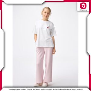 Kaos Kirby GU Off White Wanita Desain Oversized Santai Terbaru Kaos Kirby GU Off White Wanita Desain Oversized Santai Terbaru