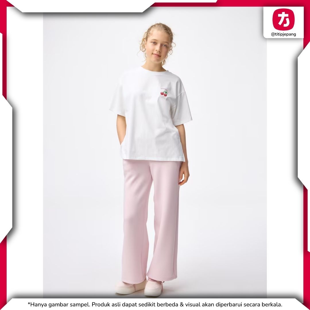 Kaos Kirby GU Off White Wanita Desain Oversized Santai Terbaru Kaos Kirby GU Off White Wanita Desain Oversized Santai Terbaru