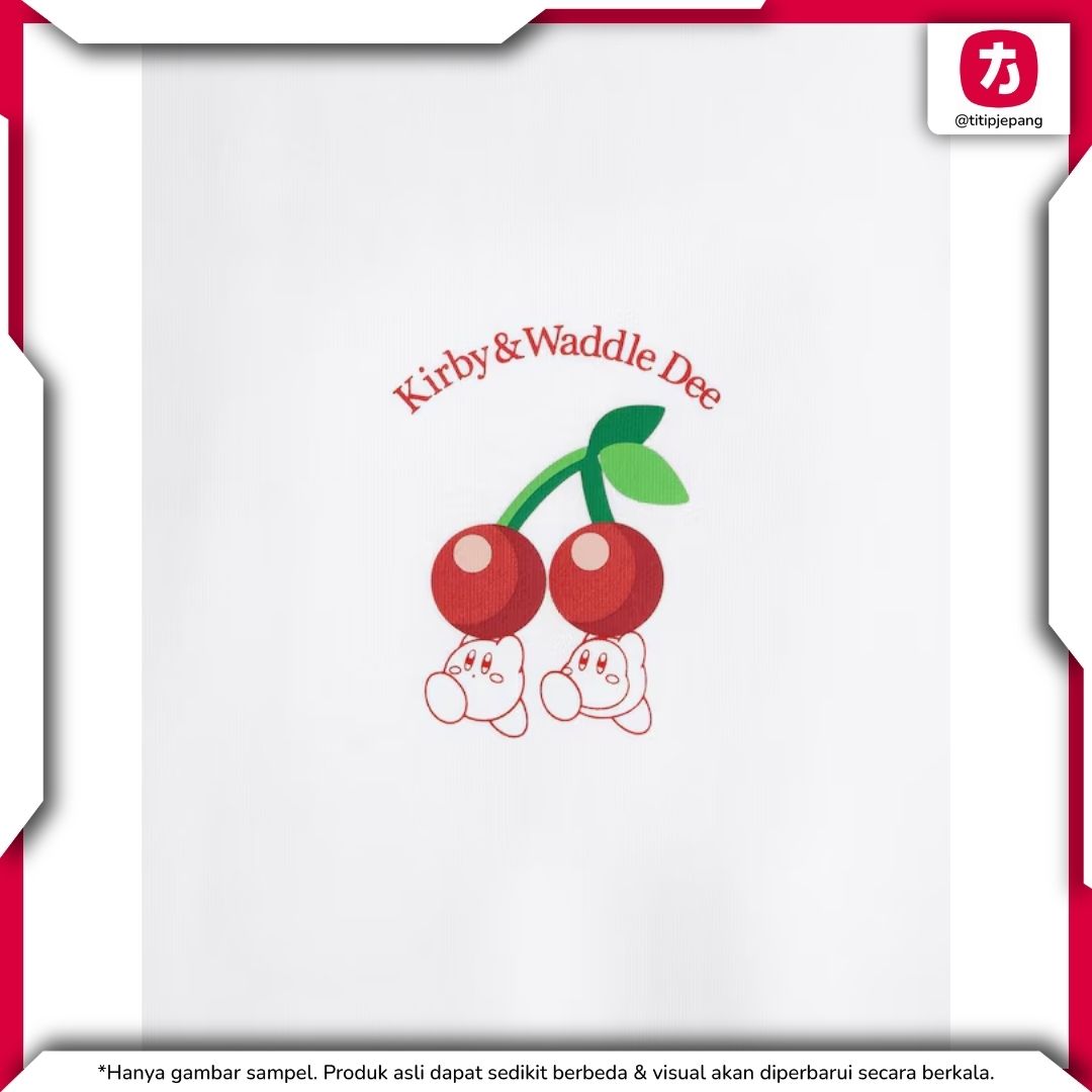 Kaos Kirby GU Off White Wanita Desain Oversized Santai Terbaru