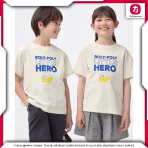 Kaos GU Kirby Anak Natural Baju Atasan Unisex Bahan Katun Adem Kaos GU Kirby Anak Natural Baju Atasan Unisex Bahan Katun Adem
