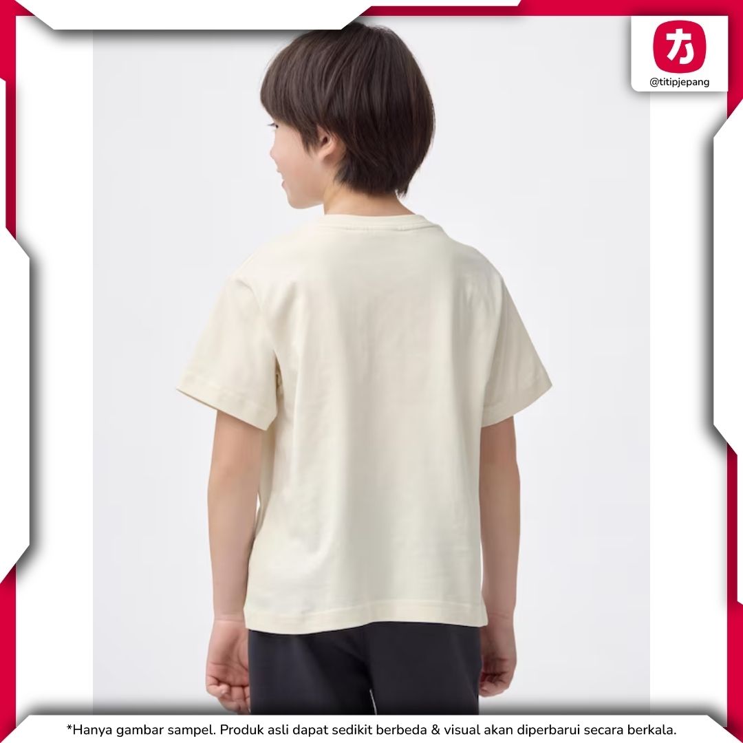 Kaos GU Kirby Anak Natural Baju Atasan Unisex Bahan Katun Adem Kaos GU Kirby Anak Natural Baju Atasan Unisex Bahan Katun Adem