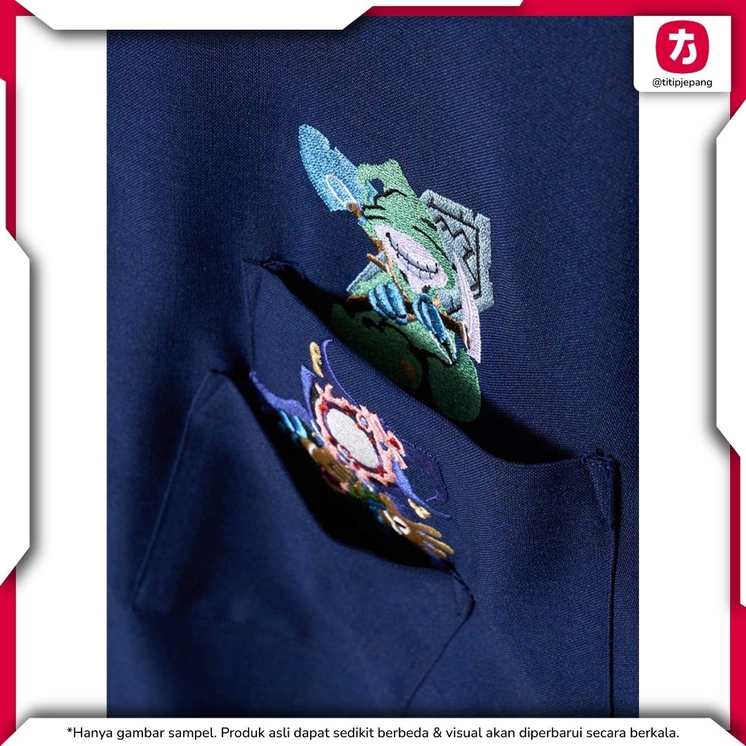 Kemeja Graniph Yu-Gi-Oh! Jounouchi's Strategy Zip-up