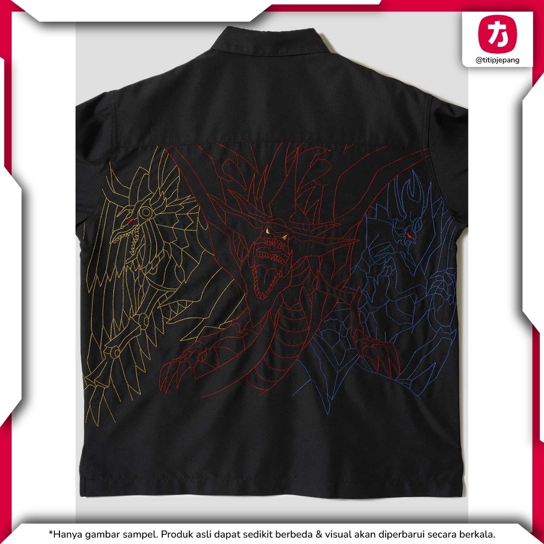 Kemeja Yu-Gi-Oh Graniph! Three Legendary Gods Short-Sleeve Shirt