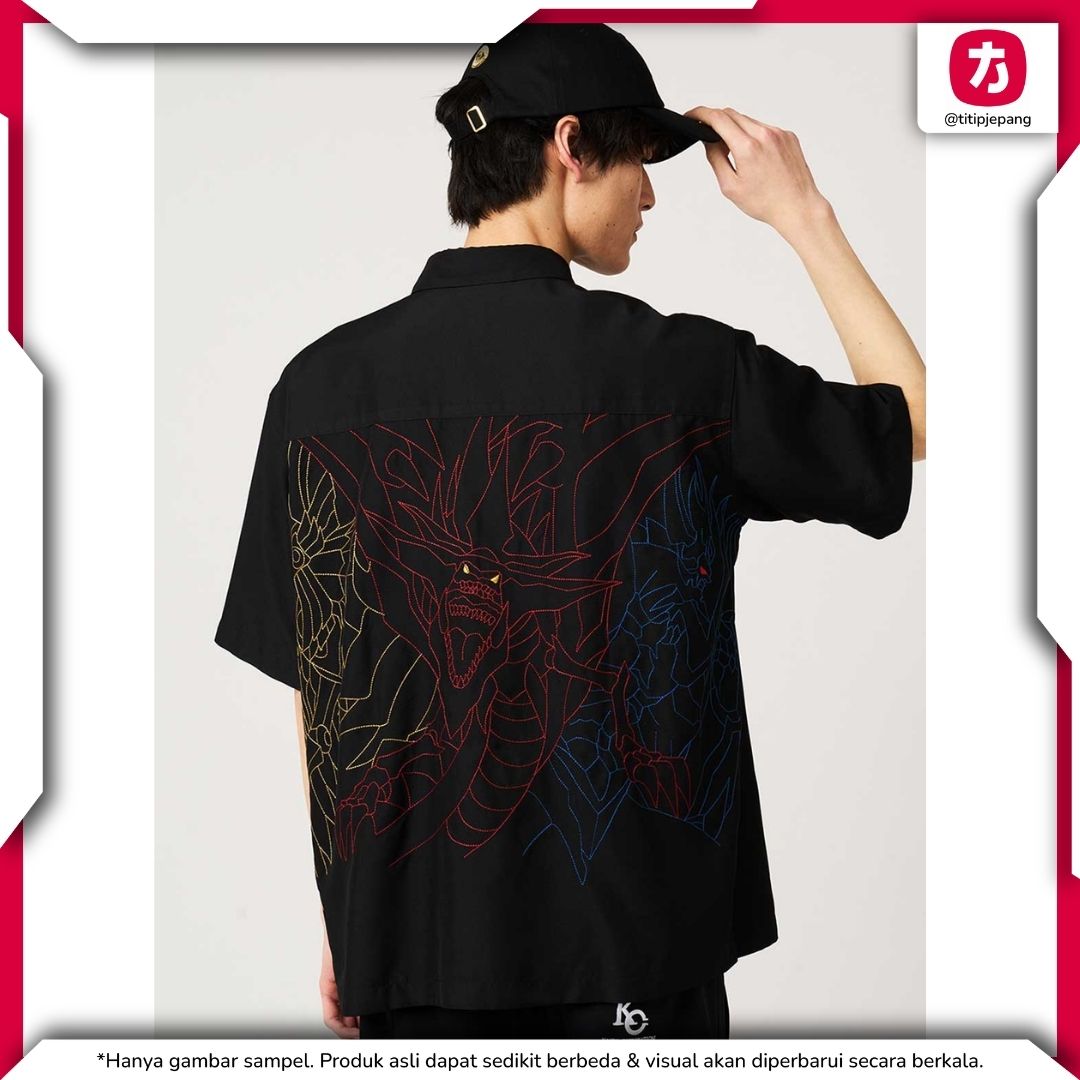 Kemeja Yu-Gi-Oh Graniph! Three Legendary Gods Short-Sleeve Shirt