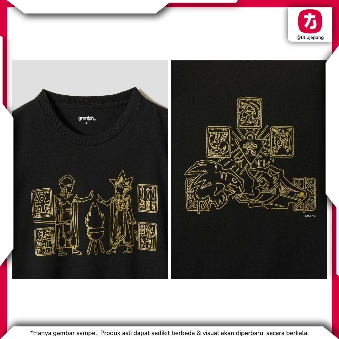 Kaos Graniph Yu-Gi-Oh! The Lost King's Memory Tablet T-Shirt Kaos Graniph Yu-Gi-Oh! The Lost King's Memory Tablet T-Shirt