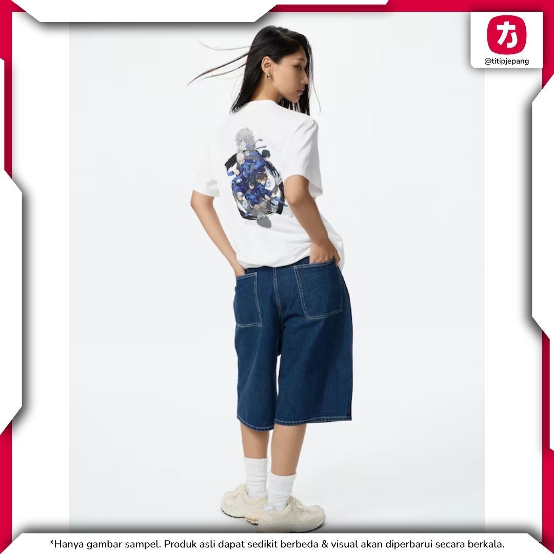 Kaos Blue Lock Uniqlo 1 dengan Ilustrasi Karakter dan Tema Egoisme