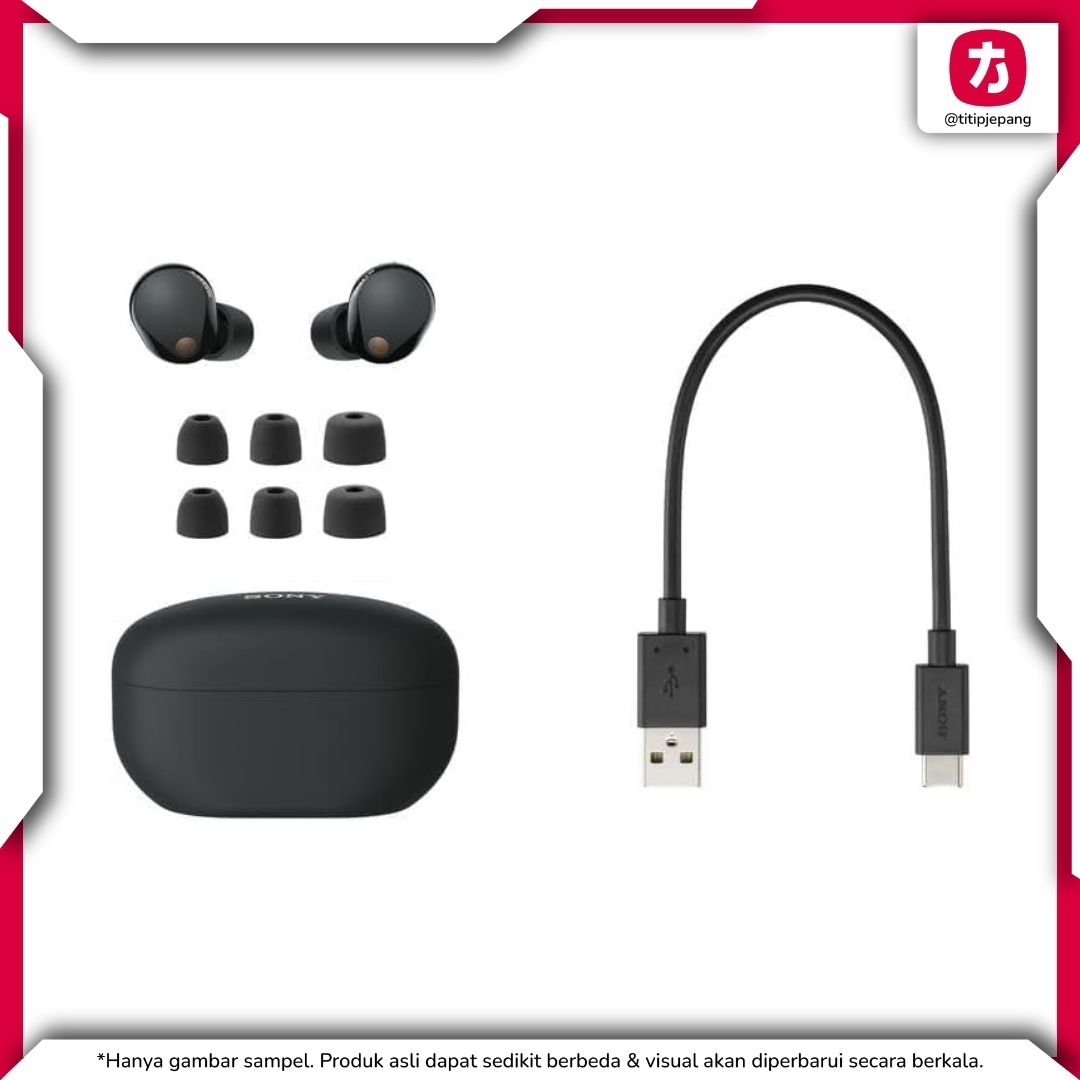 Sony WF-1000XM5 Wireless Earphones Black dengan Noise Cancelling (Earphone Sony) Sony WF-1000XM5 Wireless Earphones Black dengan Noise Cancelling (Earphone Sony)