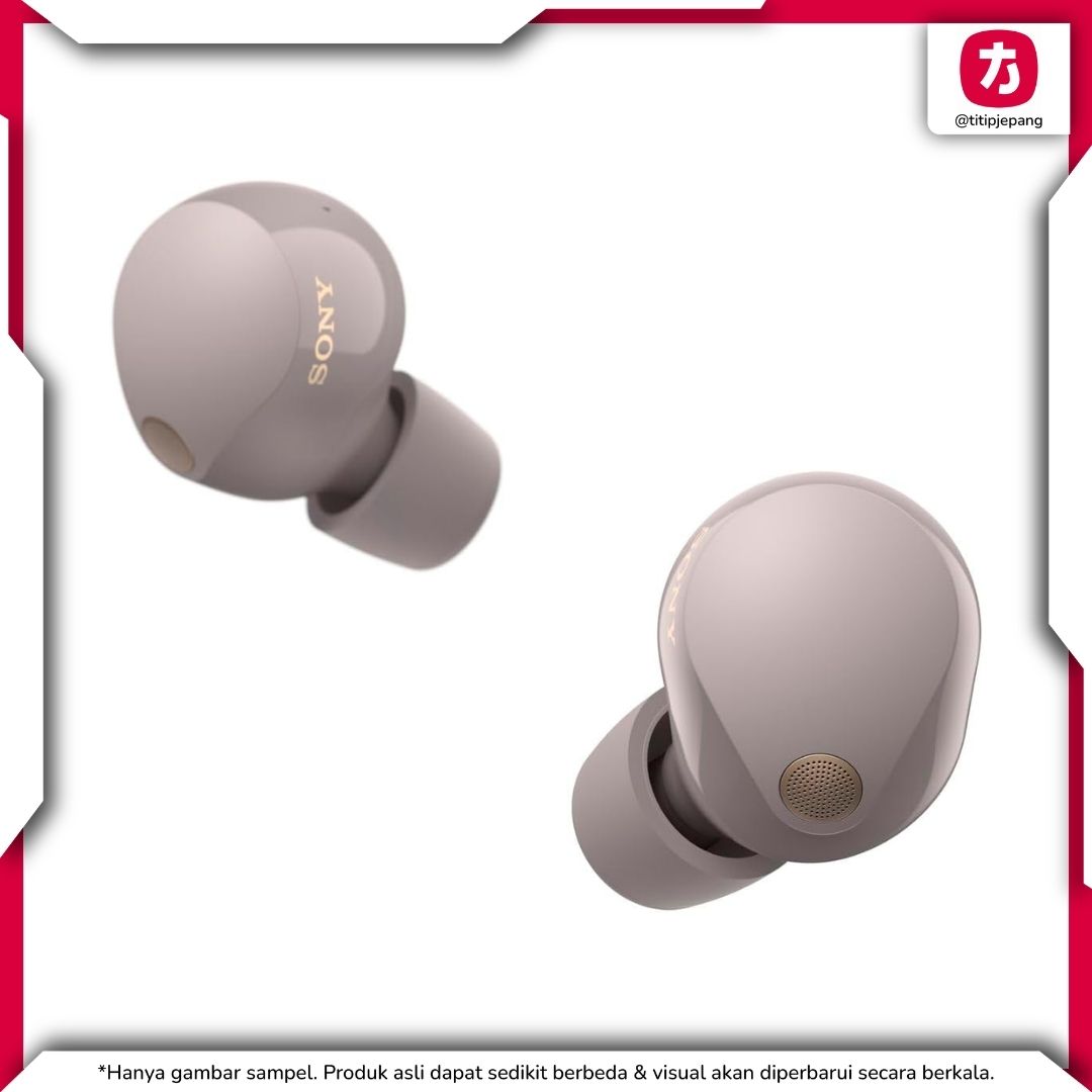 Sony WF-1000XM5 Wireless Earphones Smoky Pink dengan Noise Cancelling (Earphone Sony)