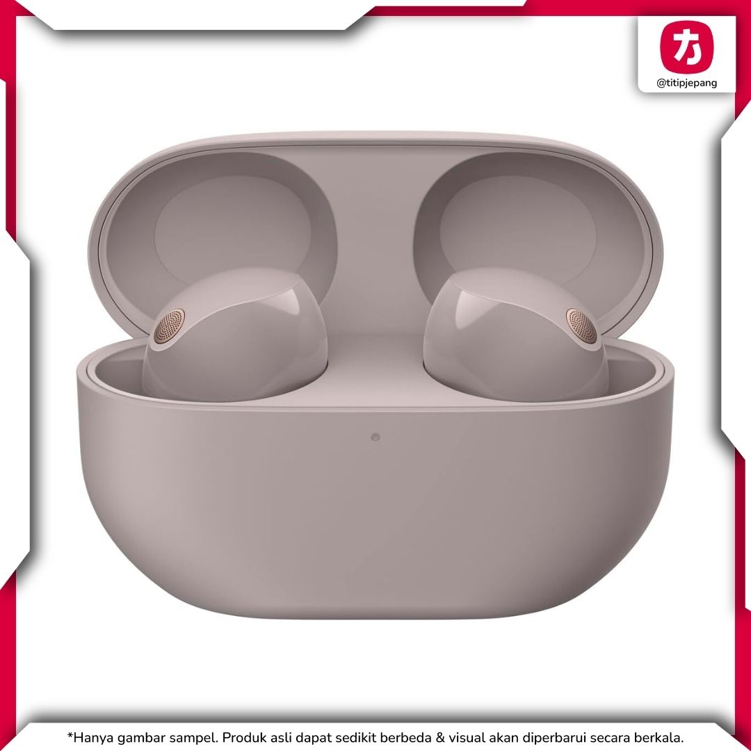 Sony WF-1000XM5 Wireless Earphones Smoky Pink dengan Noise Cancelling (Earphone Sony)