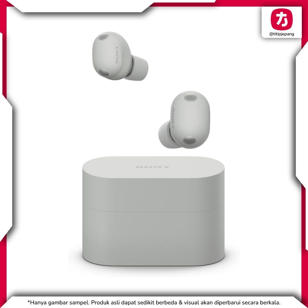  Sony WF-1000XM6 Wireless Earbuds Silver dengan Noise Cancelling (Sony Earphone) 
