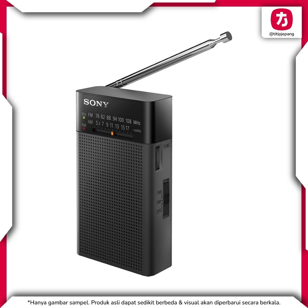 Sony ICF-P27 Handy Portable Radio Black FM AM (Radio Sony)