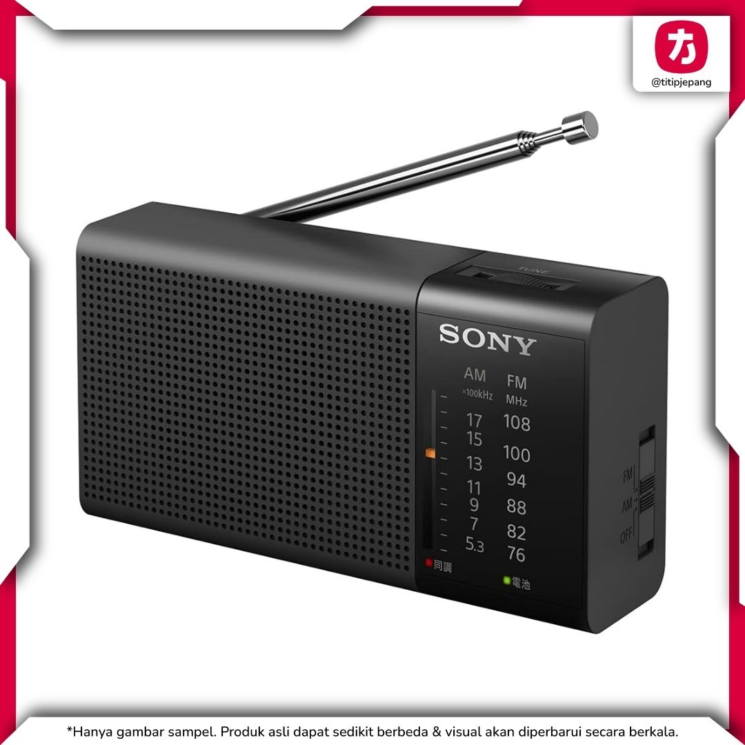 Sony ICF-P37 Handy Portable Radio Black FM AM (Radio Sony)