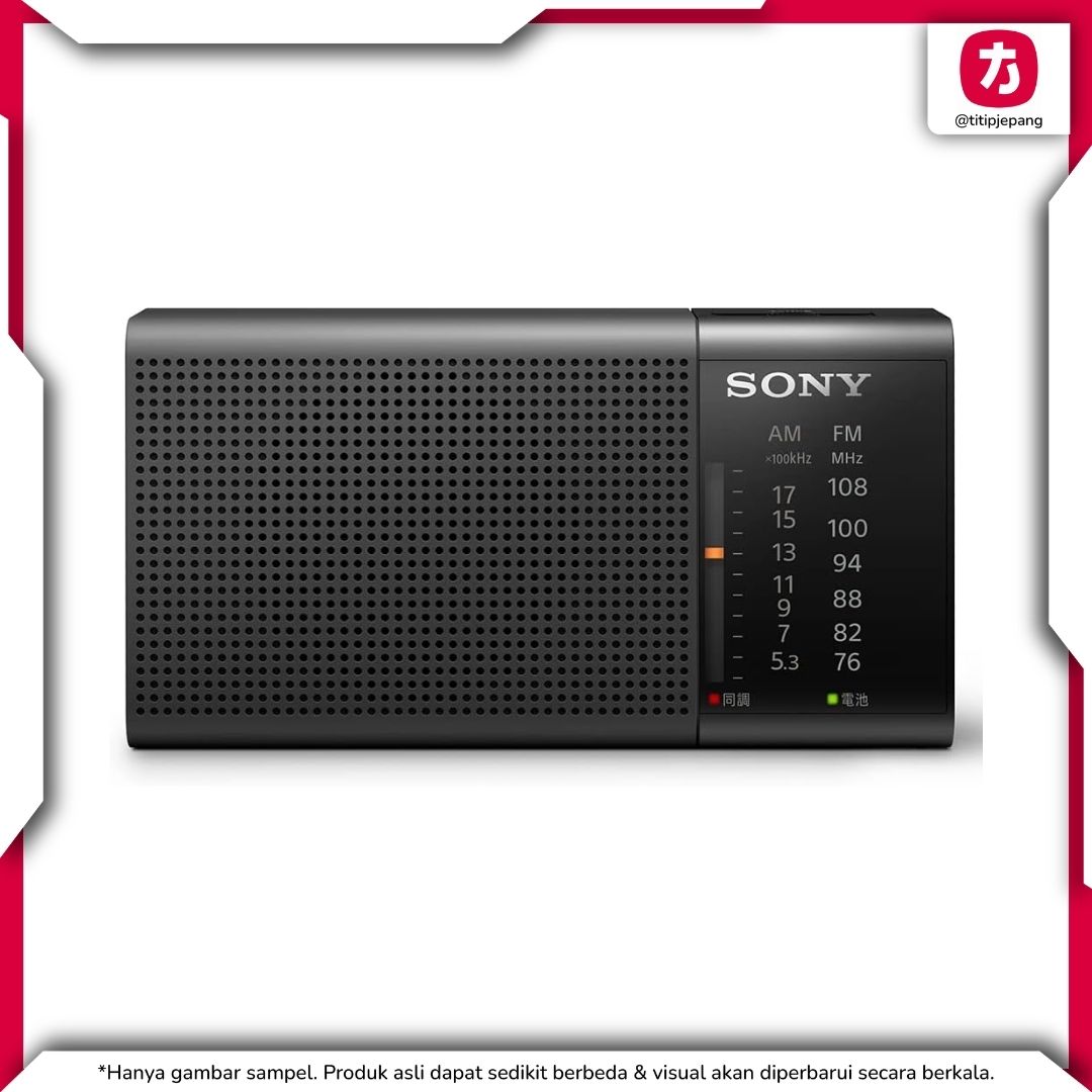 Sony ICF-P37 Handy Portable Radio Black FM AM (Radio Sony)