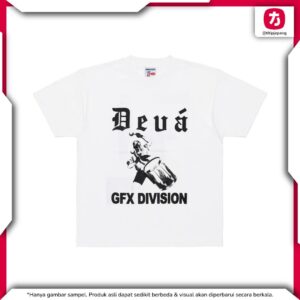 DEVA STATES Wardrums White T-Shirt - Casual Style Kaos Pria DEVA STATES Wardrums White T-Shirt - Casual Style Kaos Pria