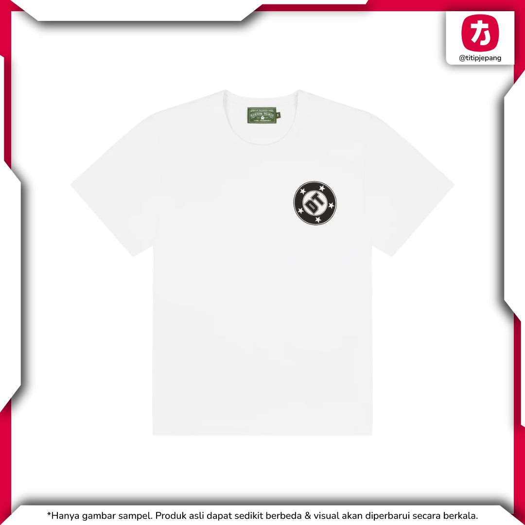 T-Shirt Denim Tears Detective Tee White - Casual Streetwear Pria