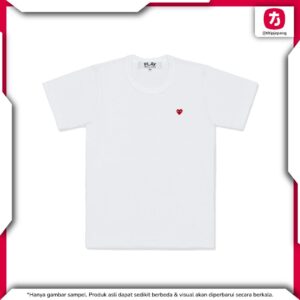 T-Shirt PLAY COMME des GARCONS Small Red Emblem Cotton T-Shirt PLAY COMME des GARCONS Small Red Emblem Cotton
