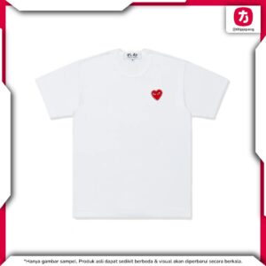 T-Shirt PLAY COMME des GARCONS Emblem Rhinestone Cotton T-Shirt PLAY COMME des GARCONS Emblem Rhinestone Cotton