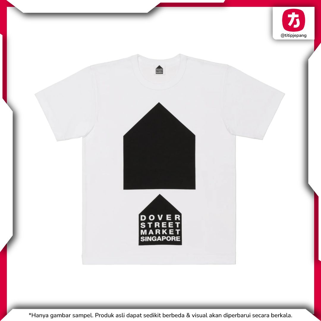 DOVER STREET MARKET SINGAPORE 2HUTS T-SHIRT DOVER STREET MARKET SINGAPORE 2HUTS T-SHIRT