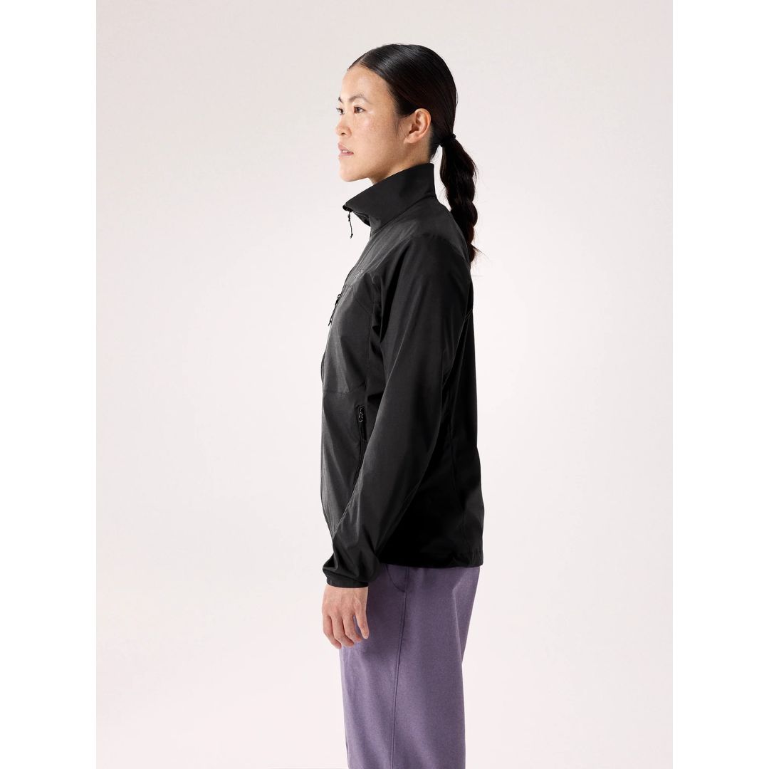 Jacket Windshell Arc'teryx Squamish Jacket Women's Black – Jaket Gunung Ori