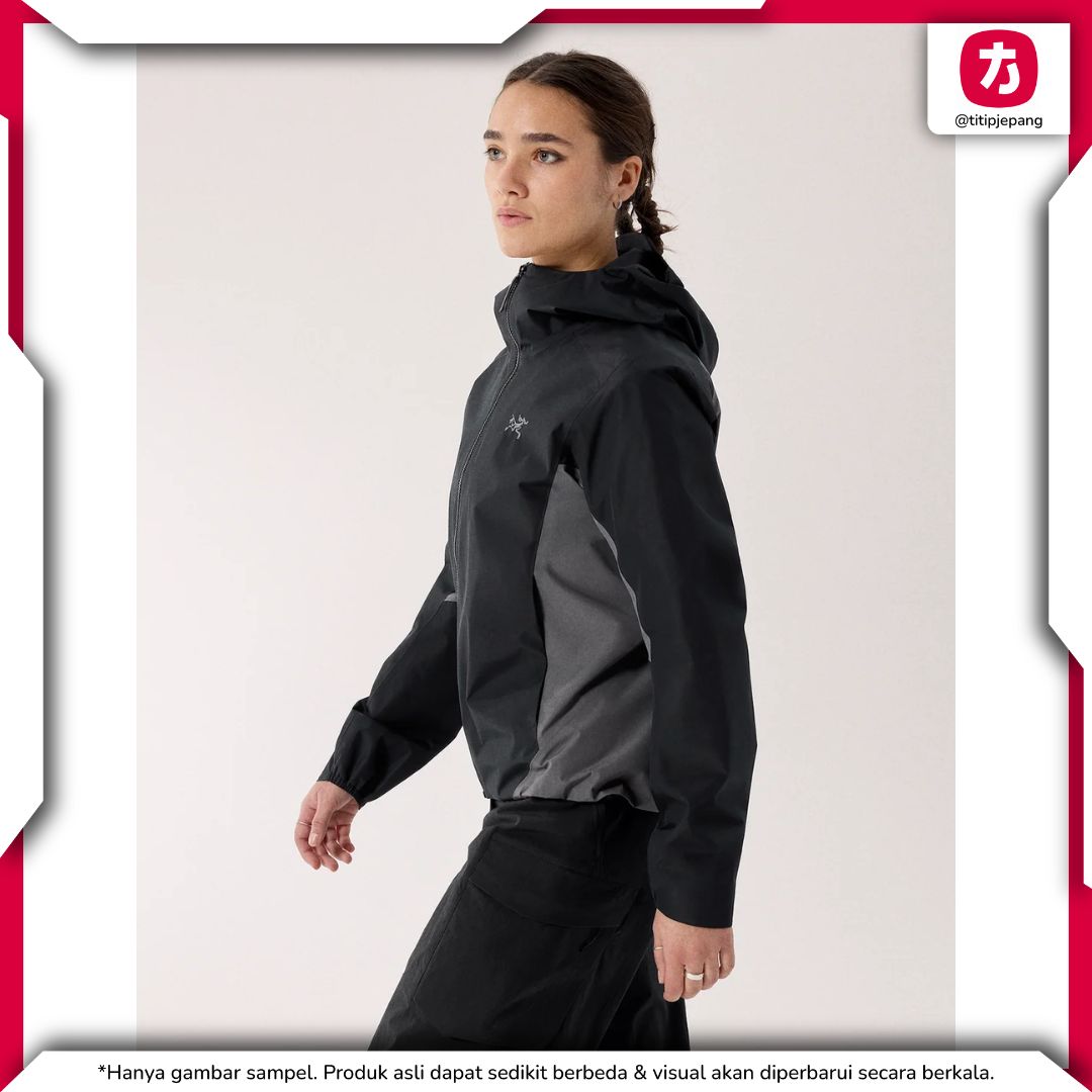 ARCTERYX Solano Hoodie Women - Black/Cloud Mallow (Jaket Arc'teryx)
