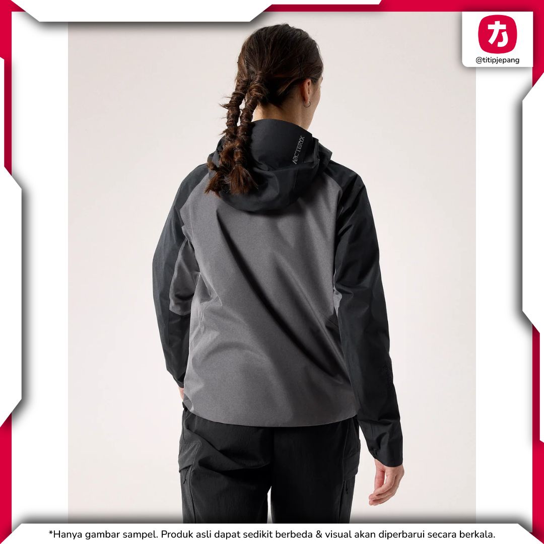 ARCTERYX Solano Hoodie Women - Black/Cloud Mallow (Jaket Arc'teryx)