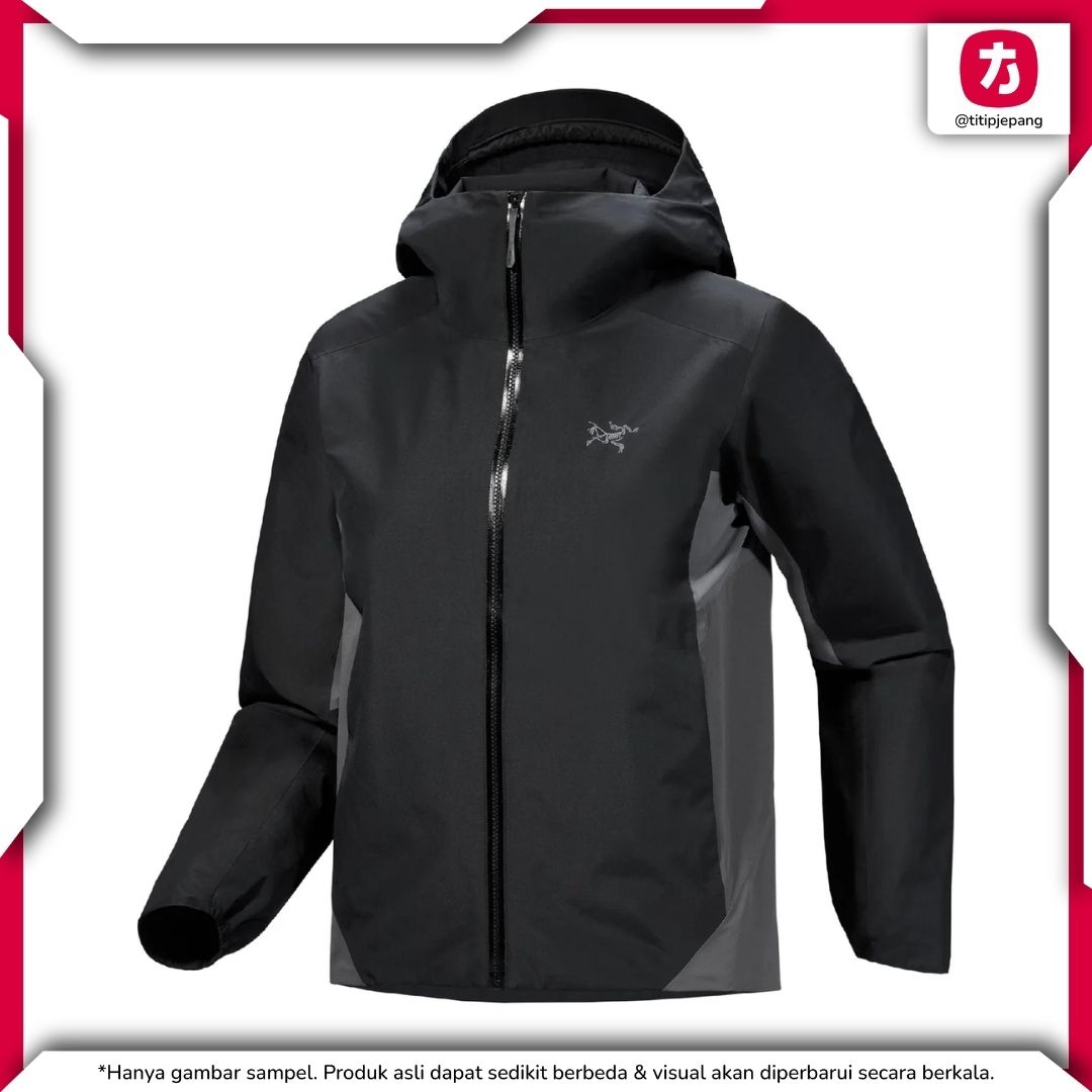 ARCTERYX Solano Hoodie Women - Black/Cloud Mallow (Jaket Arc'teryx)