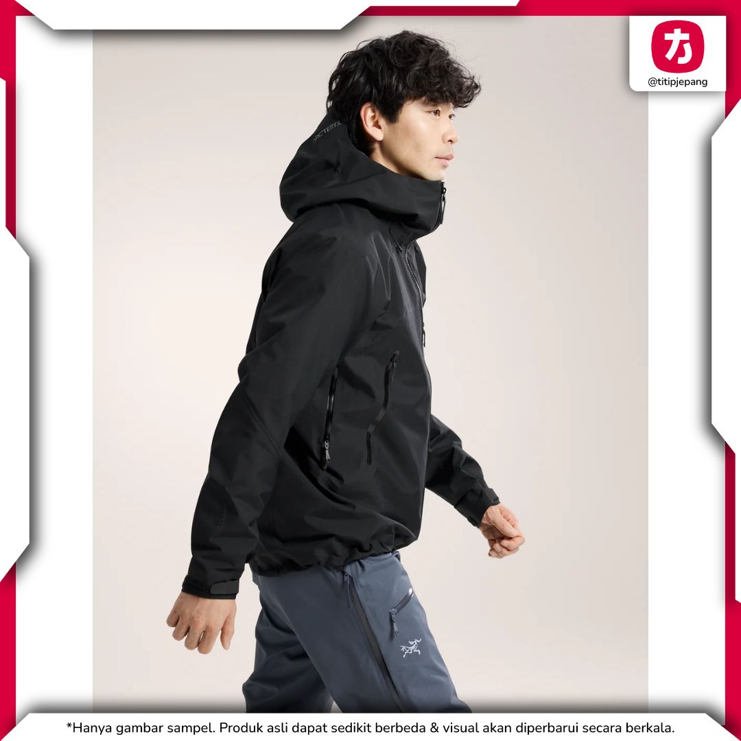Arcteryx Beta SV Jacket for Men Black Seasalt/Habitat (Jaket Arc'teryx)