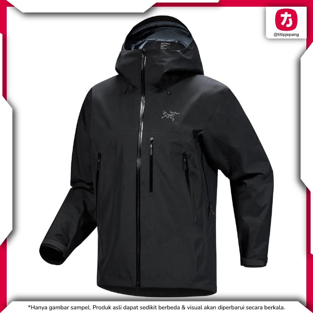 Arcteryx Beta SV Jacket for Men Black Seasalt/Habitat (Jaket Arc'teryx)