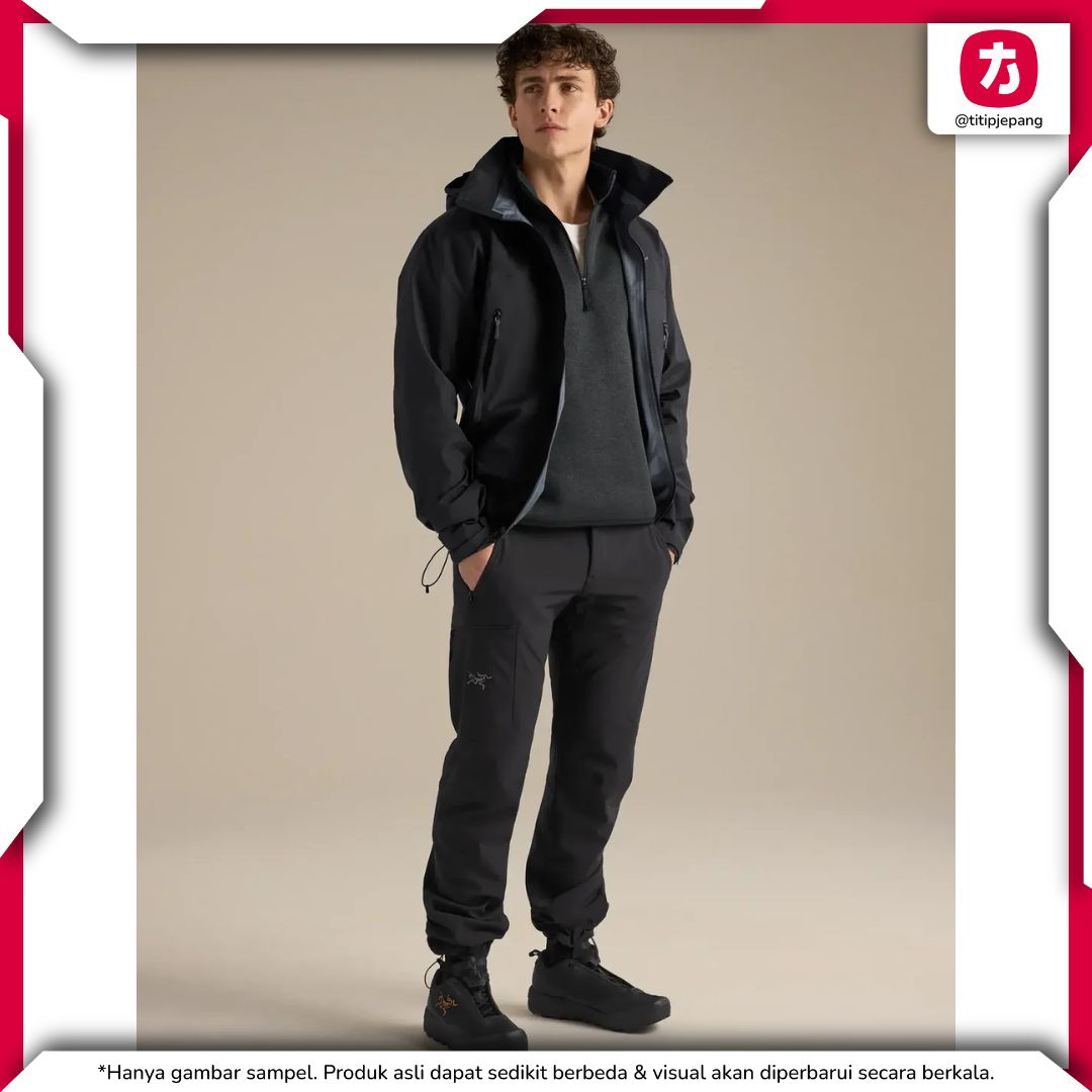  Arcteryx Beta AR Jacket for Men Black (Jaket Arc'teryx) 