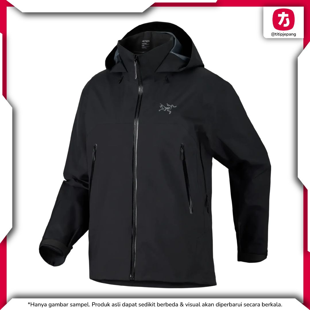  Arcteryx Beta AR Jacket for Men Black (Jaket Arc'teryx) 